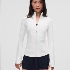 Lululemon white Define luon Jacket sz 4
